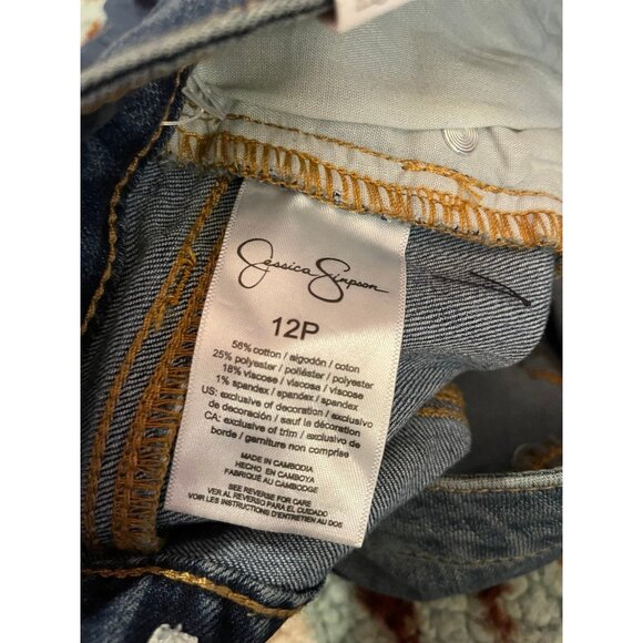 Jessica Simpson High Rise Forever Rolled Ankle Jeans - Picture 7 of 7